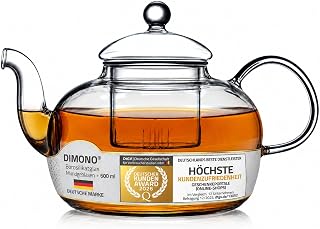 Dimono glazen theepot · 600 ml · met filter