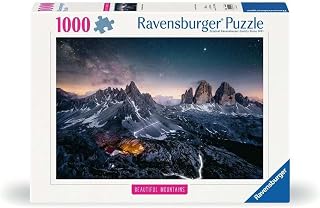 Ravensburger Three Peaks puzzel · 1000 stukjes · Dolomieten · vanaf 14 jaar