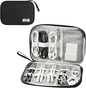 Reisetui voor kabels en accessoires · Zwart · 1 opbergtas · zonder elektronica