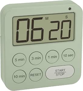 TFA Dostmann digitale timer · Groen · model 38.2056 · 1 stuk