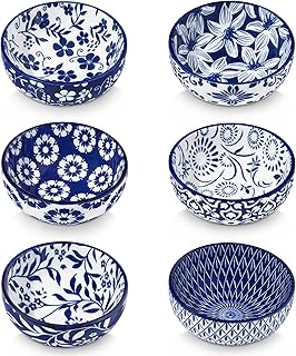 Vancasso SELENE dipschaaltjes · Set van 6 · keramiek · 80 ml