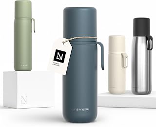 LARS NYSØM isoleerfles met beker · Roestvrij staal · 500 ml · met beker